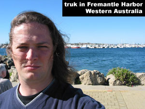 truk and kath in australia