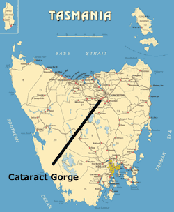 Cataract Gorge Map