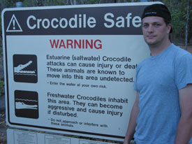 Crocodile Sign
