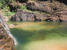 Plunge Pool with Sand