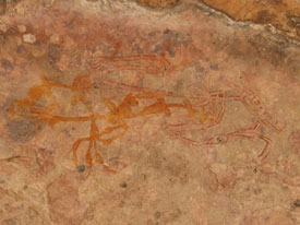 Aboriginal Art - Memi Painting