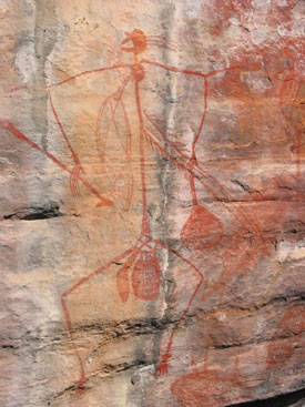 Aboriginal Art - Stick Man