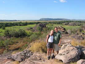 truk and Kath at Ubirr