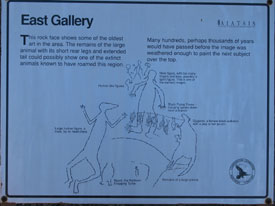 Katherine Gorge Rock Art Sign