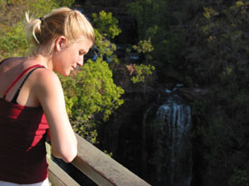 kath at Florence Falls