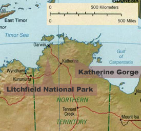 Darwin, Litchfield National Park, Katherine Gorge