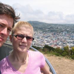 truk and kath on Mount Victoria