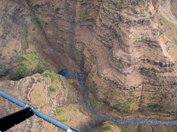 Waimea Canyon from the helicopter