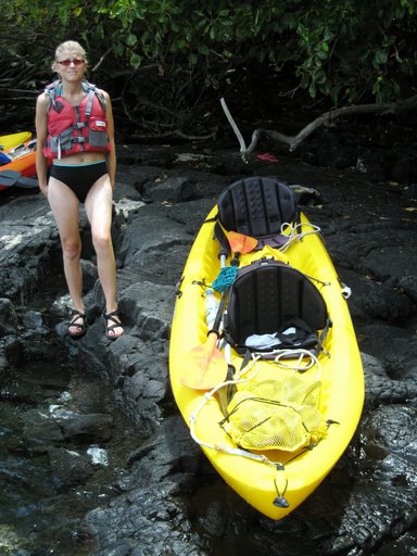 Kath by the kayak