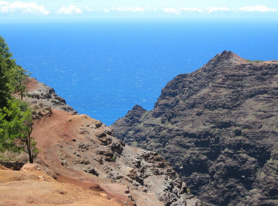 Mekaha Ridge, overlooking the Pacific