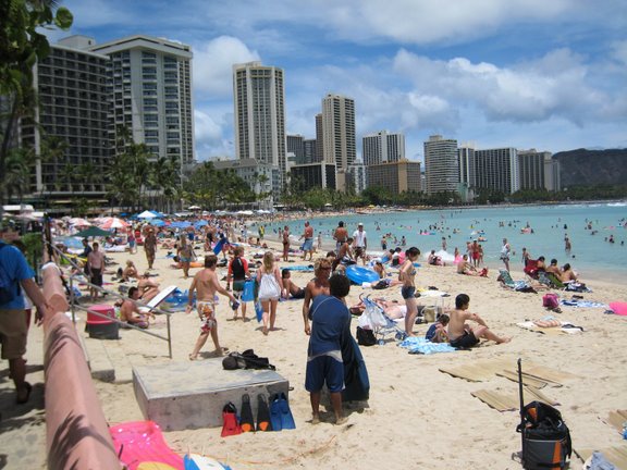 Waikiki on July 4th