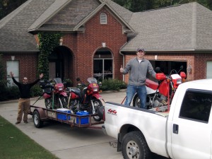 David and Scottie Preparing to Leave