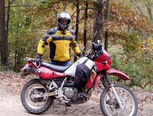 truk and His KLR 650