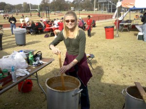 Kath Stirs the Gumbo